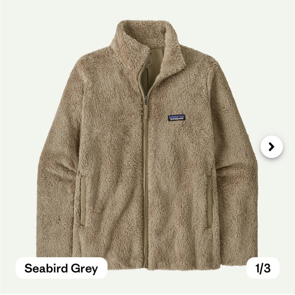 Patagonia Seabird Grey Fleece Jacket
